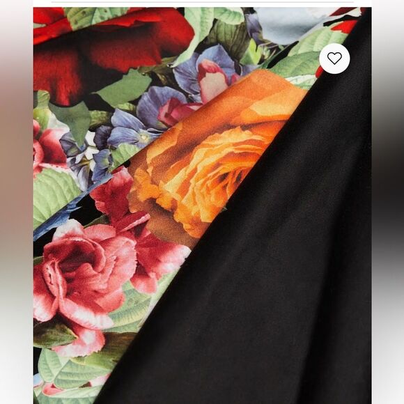 Alice + Olivia
Adley Floral Stretch-Cotton Flared Midi-Dress - Picture 4 of 10